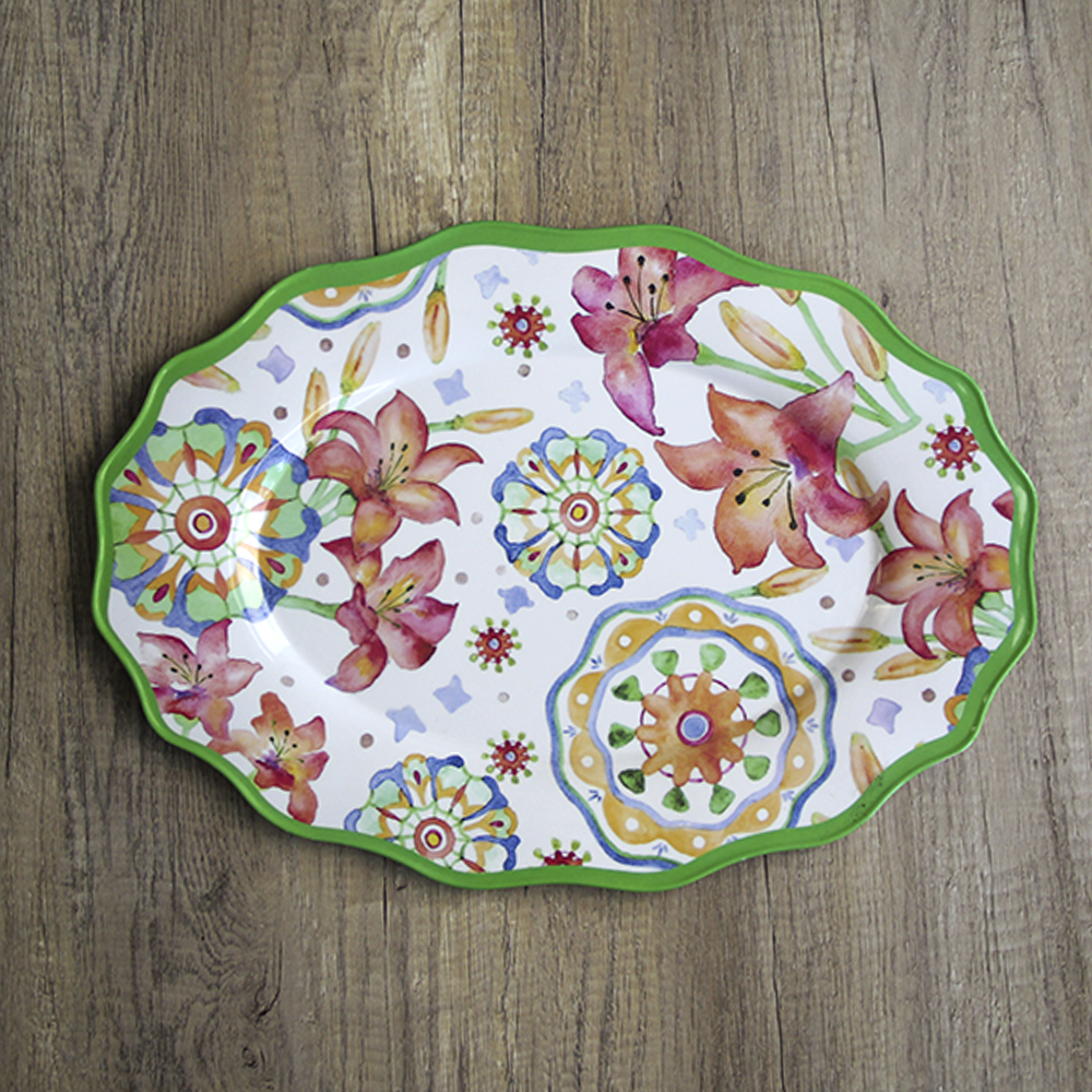 melamine oval platter